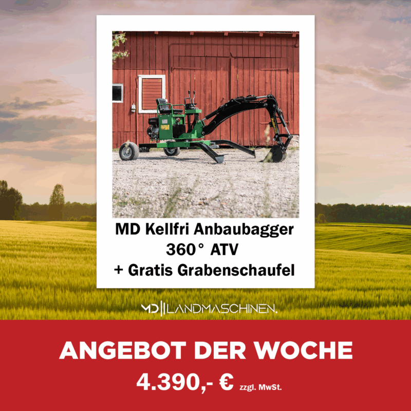 Kellfri Anbaubagger 360 für Quad