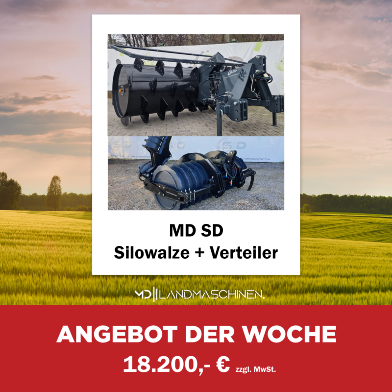 PAKET: MD SD Siloverteiler + Silagewalze